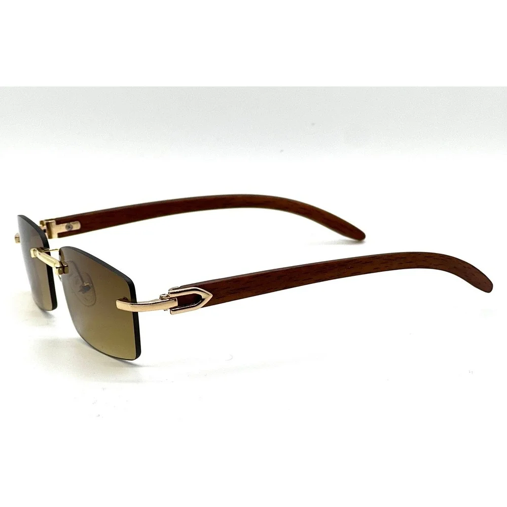 Men Sunglasses Brown Gradient Lens Fashion Eyewear Street Wear Cholo‎ Gangster